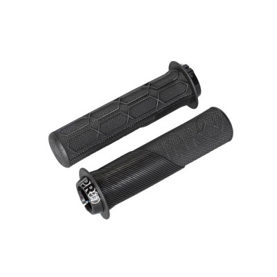 Madlá TRAIL LOCK ON  s obrubou čierne 132x32mm