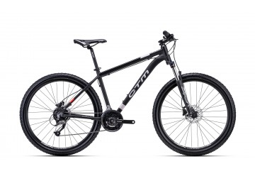 CTM horský bicykel REIN 3.0 matná čierna / strieborná 27,5" 2023