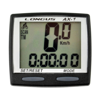 Cyklopočítač AX-1 8f čierny