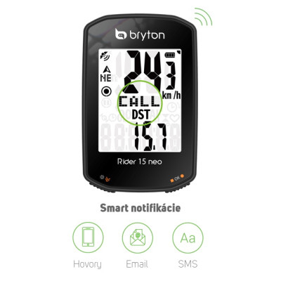Cyklopočítač Bryton Rider 15 Neo E