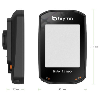 Cyklopočítač Bryton Rider 15 Neo E