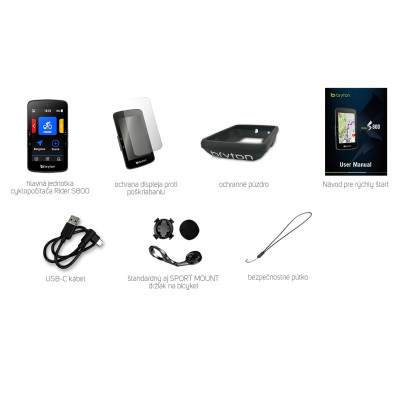 Cyklopočítač Bryton Rider S800 E