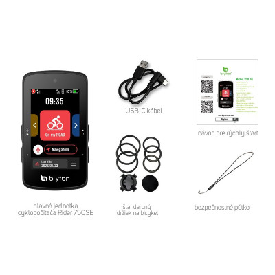 Cyklopočítač Bryton Rider 750 SE