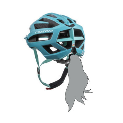 Prilba CRATONI C-Flash Turquoise/Blue Matt - S/M (54-58cm)