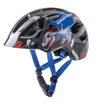 Detská prilba CRATONI Maxster Black dragon Glossy - XS/S (46-51cm)