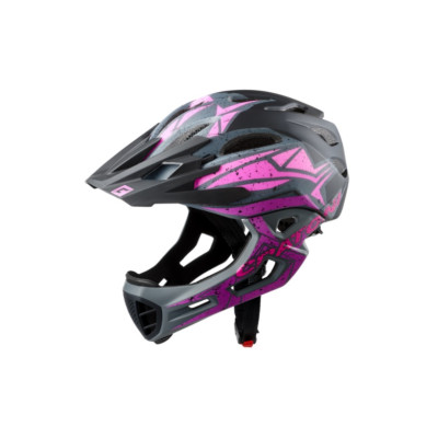 Prilba CRATONI C-Maniac Pro Black/Pink/Purple Matt - M/L (56-59cm)