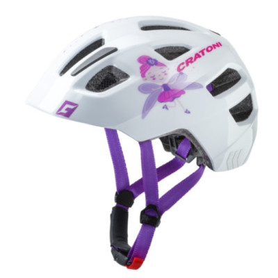 Detská prilba CRATONI Maxster Fay White Glossy - S/M (51-56cm)