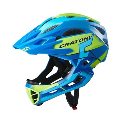 Prilba CRATONI C-Maniac Pro Blue/Lime Matt - L/XL (59-62cm)