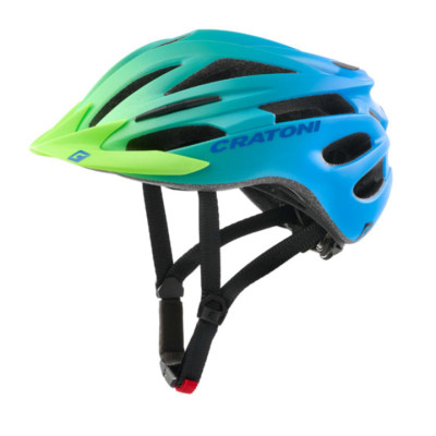 Detská prilba CRATONI Pacer Green/Blue Matt - S/M (54-58cm)