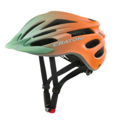 Detská prilba CRATONI Pacer Khaki/Orange Matt - XS/S (50-55cm)