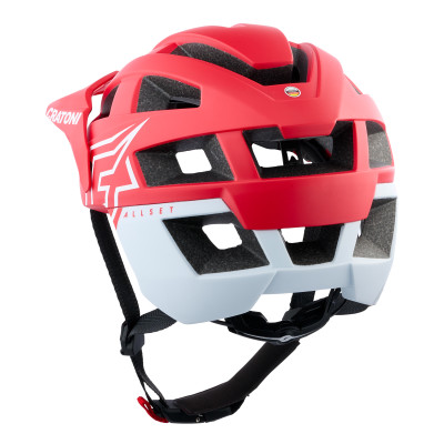 Prilba CRATONI AllSet Pro Red/White Matt - M/L (58-61cm)