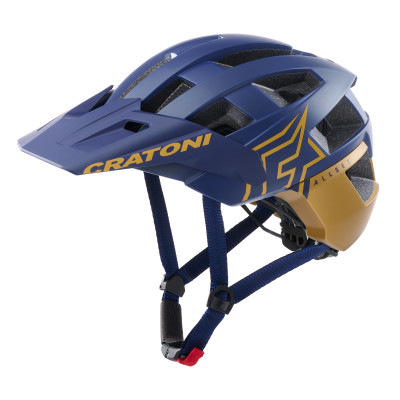 Prilba CRATONI AllSet Pro Blue/Gold Matt - S/M (54-58cm)