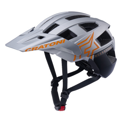 Prilba CRATONI AllSet Pro Silver/Orange Matt - M/L (58-61 cm)