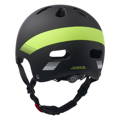 Detská Prilba CRATONI C-Mate JR. Black/Lime Matt - S/M (54-58cm)