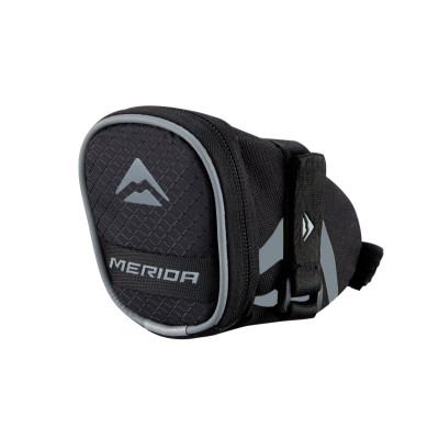 Taška podsedlová 3807 Velcro šedo-čierna