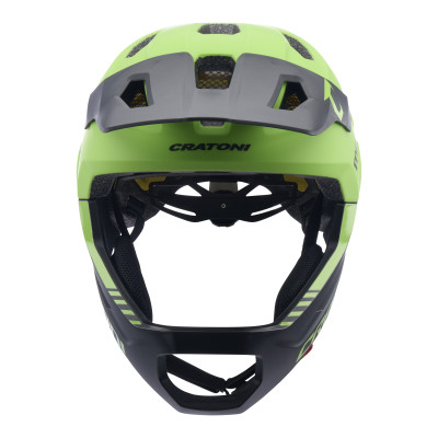 Detská Prilba CRATONI MadCat MIPS Lime/Black Matt - S/M (49-56cm)