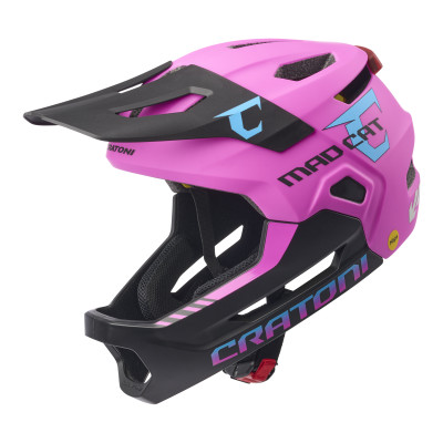 Detská Prilba CRATONI MadCat MIPS Pink/Black Matt - S/M (49-56cm)