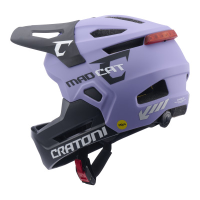 Detská Prilba CRATONI MadCat MIPS Purple/Black Matt - S/M (49-56cm)