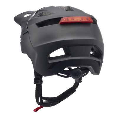 Detská prilba CRATONI WildCat LED Black Matt - S/M (49-56cm)