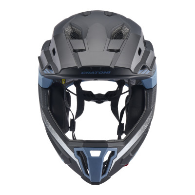 Helma CRATONI C-Maniac 2.0 MX Black-Blue Matt  - M-L (54-58 cm)