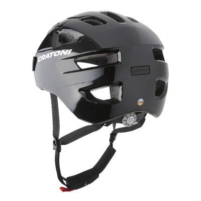 Helma CRATONI C-Swift Black Glossy  - L-XL (58-63 cm)