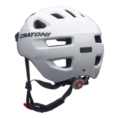 Helma CRATONI C-Swift White Glossy  - L-XL (58-63 cm)