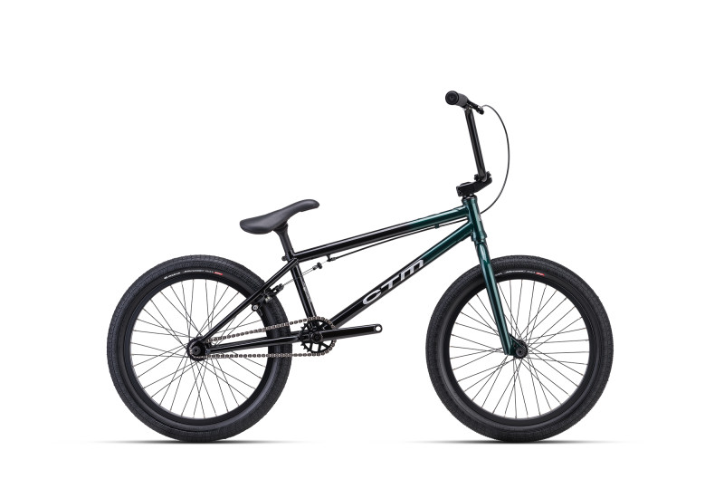 CTM BMX bicykel Pop 20 CrMo čierna / tmavozelená 20" 2023