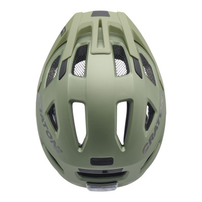 Dětská helma CRATONI Maxster Pro Metallic-Sage Matt  - S (48-53 cm)