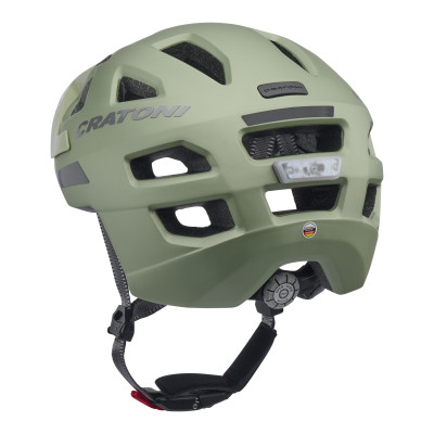 Dětská helma CRATONI Maxster Pro Metallic-Sage Matt  - S-M (51-56 cm)