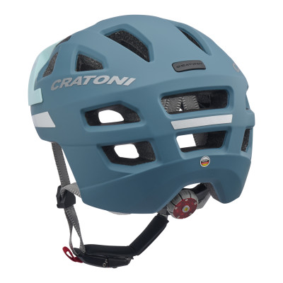 Dětská helma CRATONI Maxster Pro Steel-Blue Matt  - S (48-53 cm)