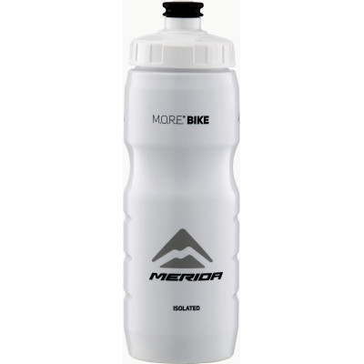 Fľaša Termo 2993 MERIDA V-logo čierna/biela 0.6 l