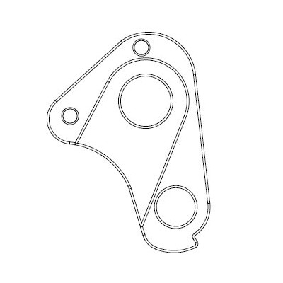 Držiak prehadzovača 034  DH-054