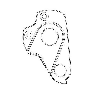 Držiak prehadzovača 036  DH-046