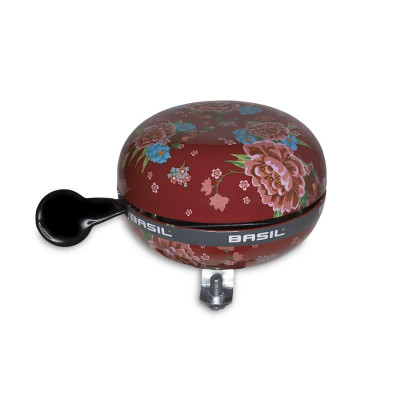 Basil BLOOM BIG BELL - Zvonček na bicykel s kvetinovým vzorom