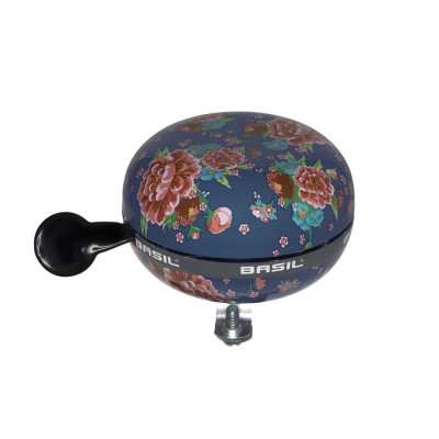 Basil BLOOM BIG BELL - Zvonček na bicykel s kvetinovým vzorom