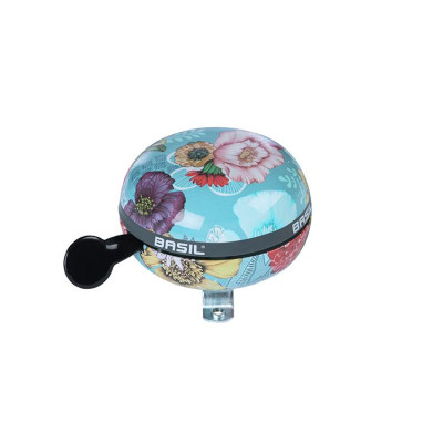 Basil BLOOM BIG BELL - Zvonček na bicykel s kvetinovým vzorom