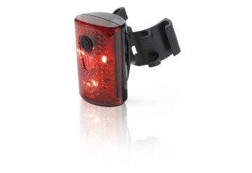 XLC safety light CL-R14, povolená nemeckými dopravnými predpismi (StVZO), USB-pripojenie, červená