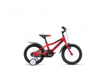 CTM detský bicykel Foxy matná neónová červená 16" 2023