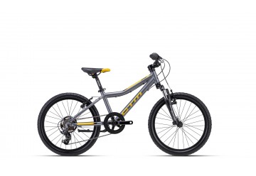 CTM detský bicykel Jerry 2.0 tmavá sivá / mango 20" 2023