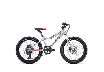CTM detský bicykel Jerry 3.0 strieborná / červená 20" 2023