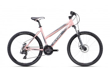 CTM horský bicykel Suzzy 2.0  matná svetloružová / čierna 26" 2023