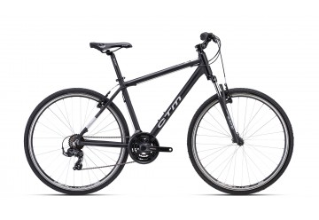CTM crossový bicykel Tranz 1.0 matná čierna 28" 2023