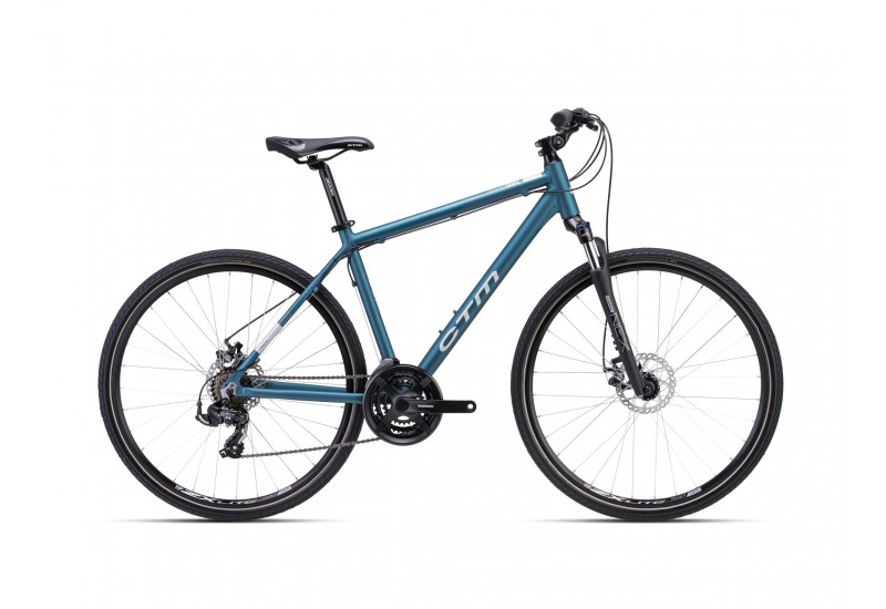 CTM crossový bicykel Tranz 2.0 matná modrosivá 28" 2023