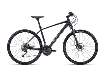 CTM crossový bicykel STARK 4.0 matná čierna 28" 2023