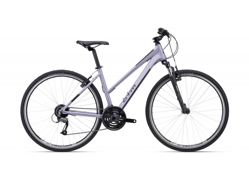 CTM crossový bicykel Bora 1.0 matná svetlofialová perleť 28" 2023