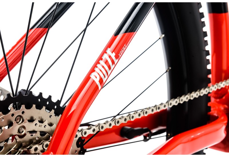 CTM horský bicykel PULZE Xpert - červená /čierna 29" 630Wh 2023