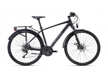 CTM trekingový bicykel STARK 4.0 - matná čierna 28" 2023