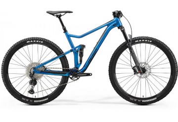 Merida celoodpružený horský bicykel ONE-TWENTY 600 matný modrý(čierny) 29" 2023