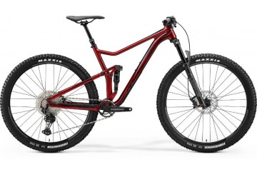 Merida celoodpružený horský bicykel ONE-TWENTY 600 tmavočervený(čierny) 29" 2023