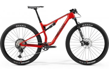 Merida celoodpružený horský bicykel NINETY-SIX RC XT lesklý červený(čierny) 29" 2023